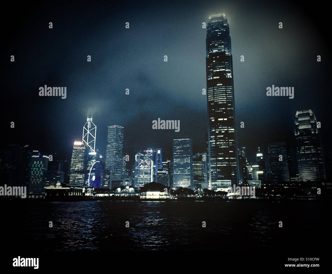 HK skyline from Kowloon Stock Photo