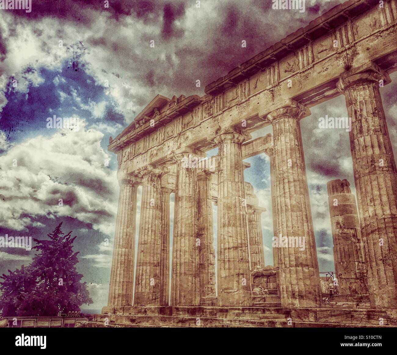 Parthenon, Acropolis of Athens, Greece Stock Photo