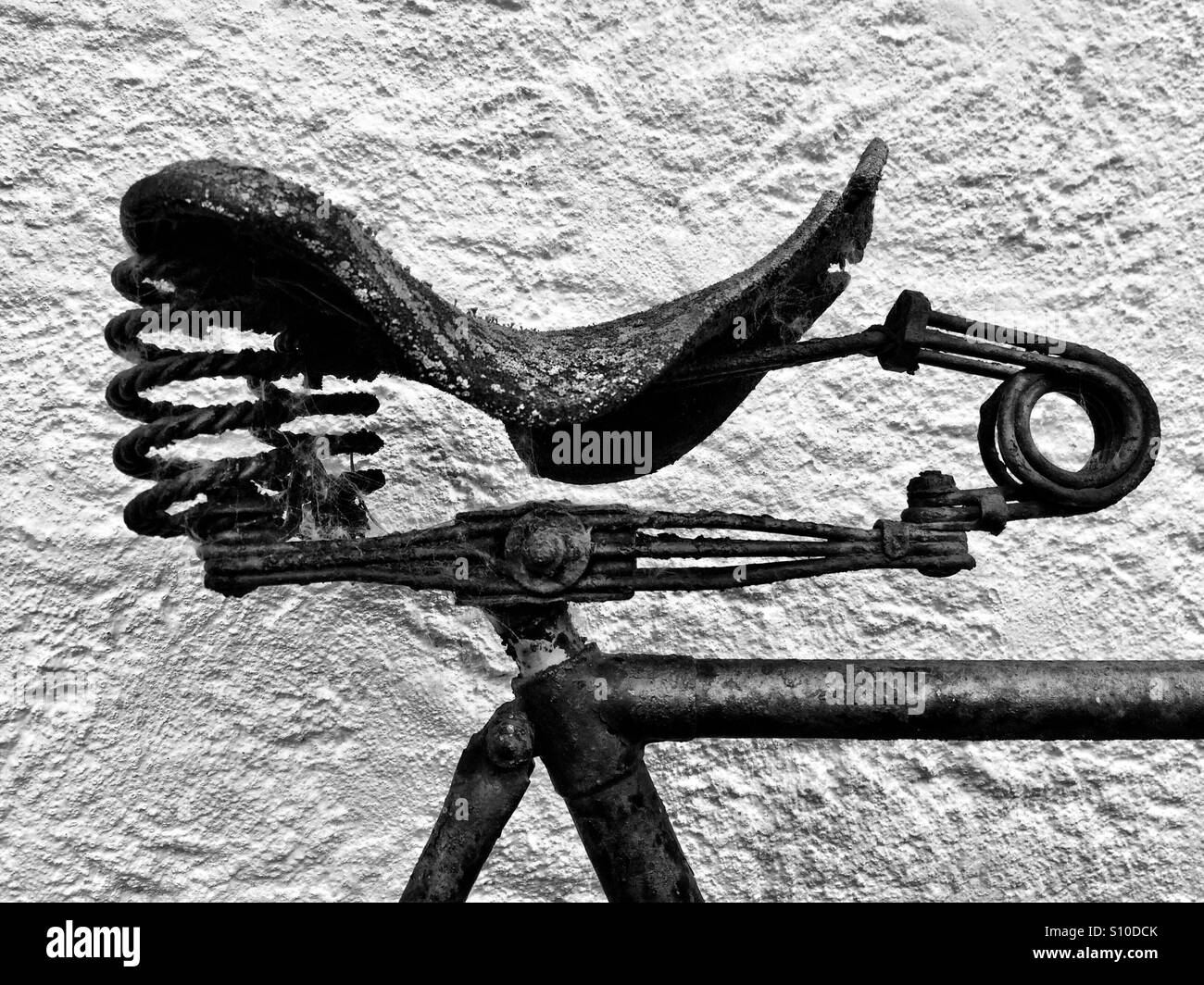 Old bicycle seat - Smartphone Captured Stock Image