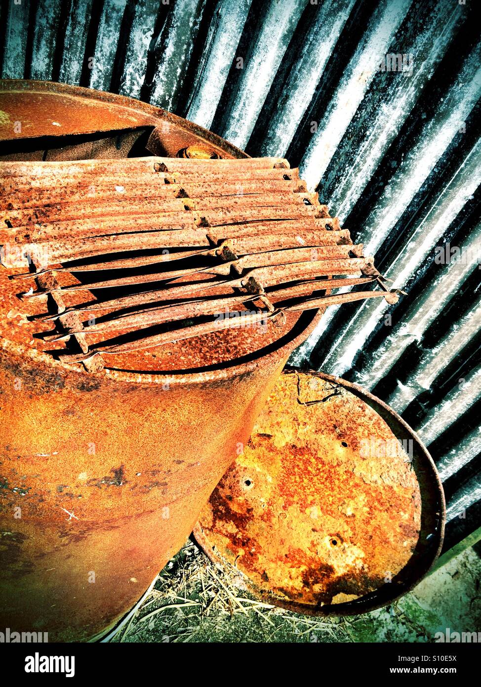 Metal iron rust texture - Smartphone Captured Stock Image