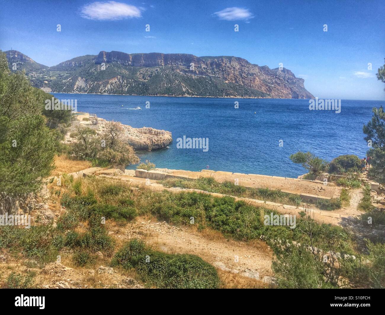 Cassis Provence France - Smartphone Captured Stock Image