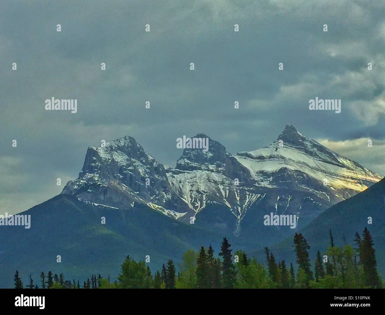 Three Sisters - Smartphone Captured Stock Image