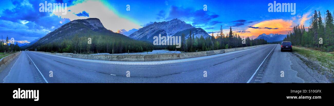 TransCanada sunset - Smartphone Captured Stock Image