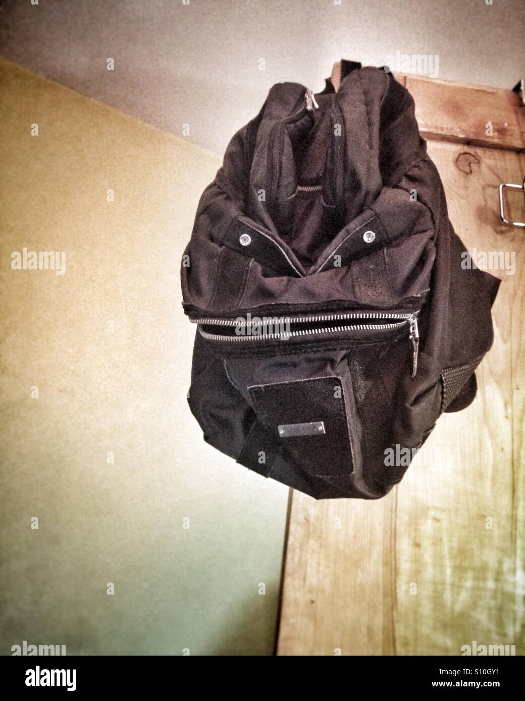 Evil Backpack - Smartphone Captured Stock Image