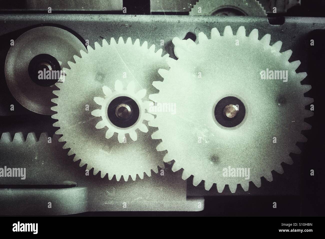 Plastic gears. - Smartphone Captured Stock Image