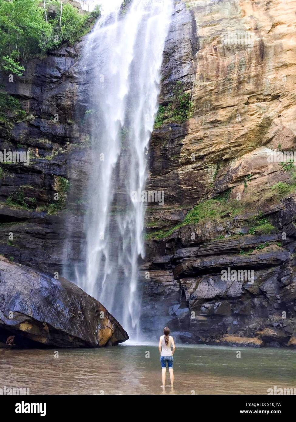 Toccoa Waterfall, Georgia Stock Photo - Alamy