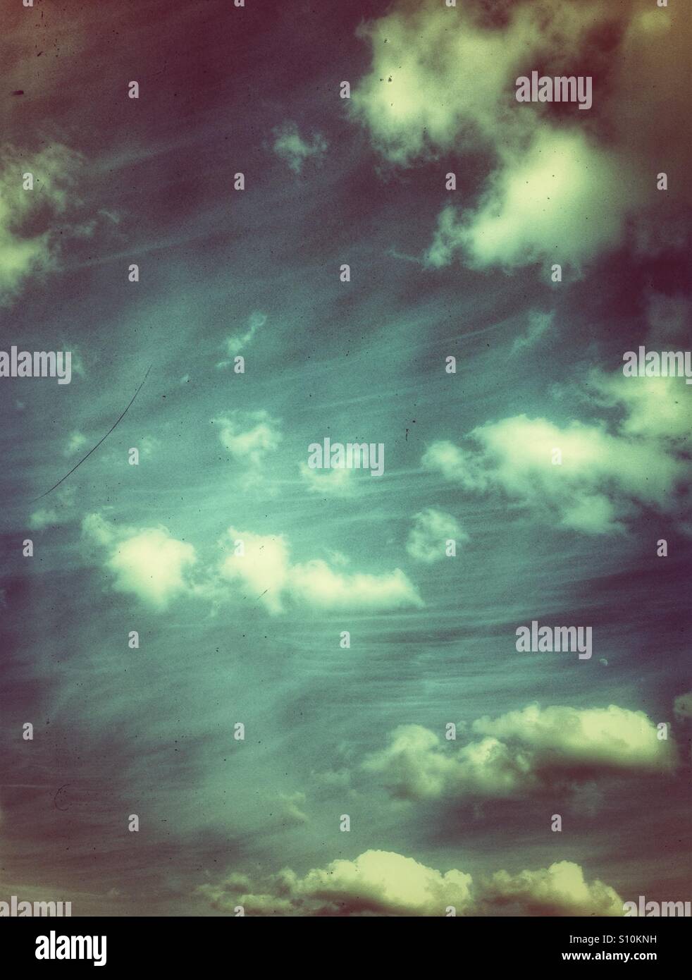 Stormy sky background Stock Photo