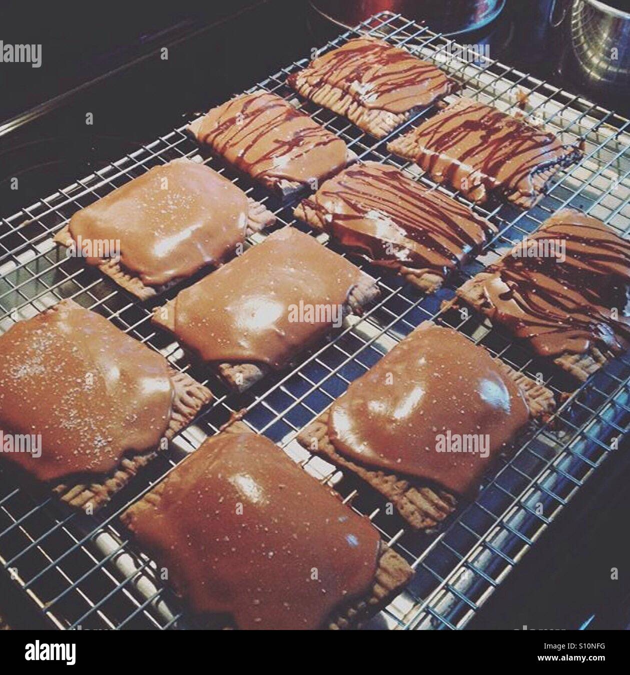 Homemade fudge pop tarts Stock Photo Alamy