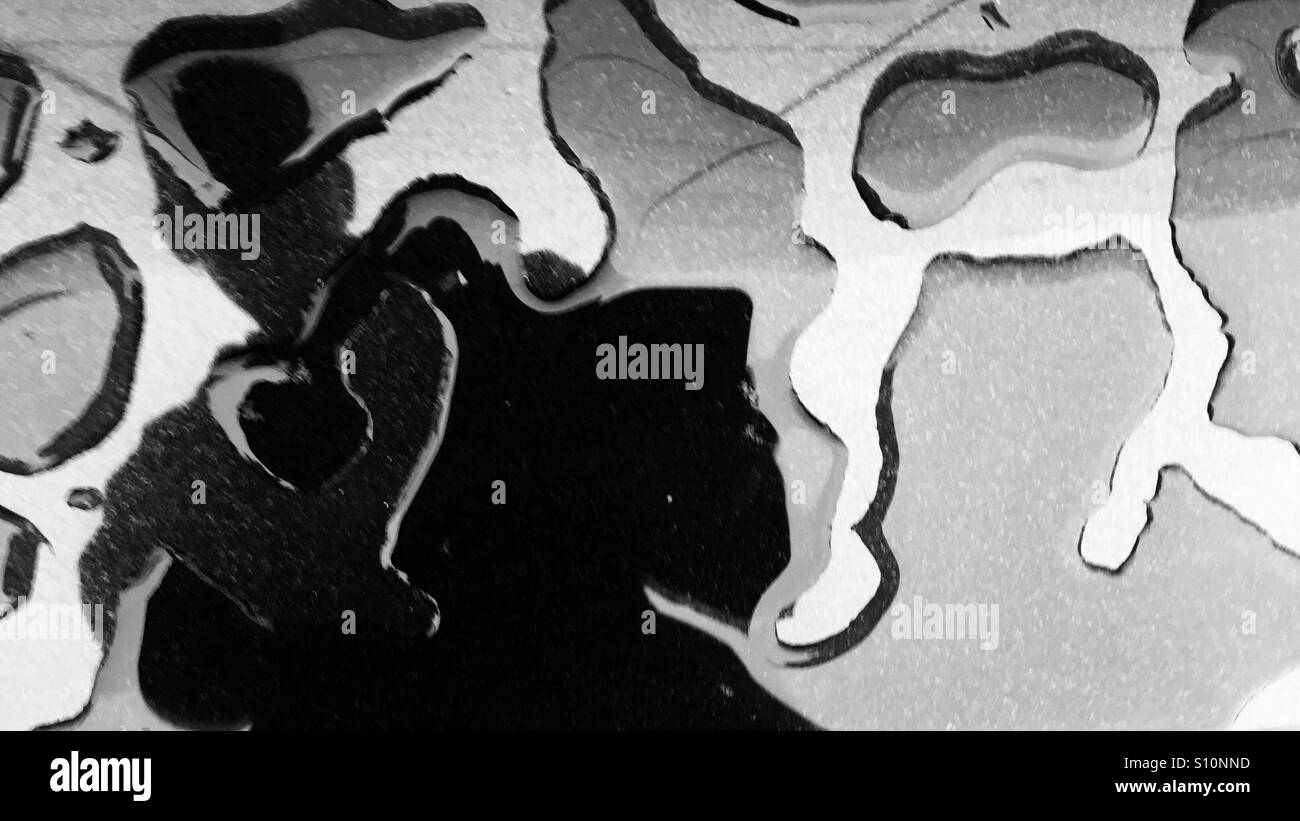 Watery self-portrait - Smartphone Captured Stock Image