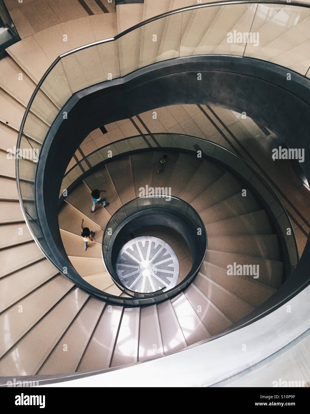 Spiral staircase at Sasana Kijang Stock Photo