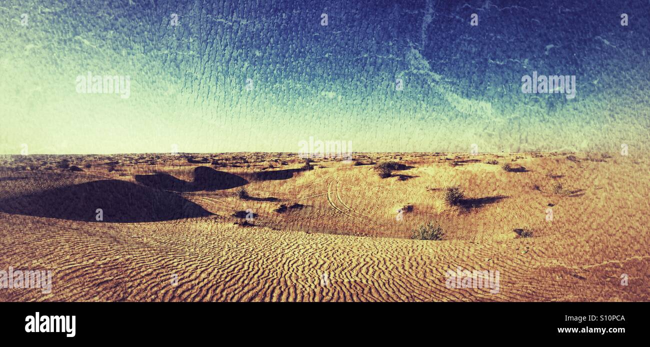 Desert Sand - Dunes - Smartphone Captured Stock Image