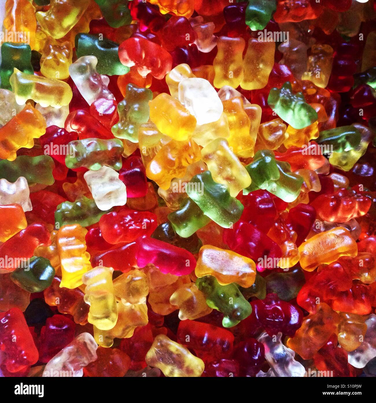 Gummy bears Stock Photo