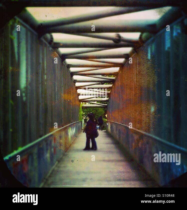 Bridge abstraction - Smartphone Captured Stock Image