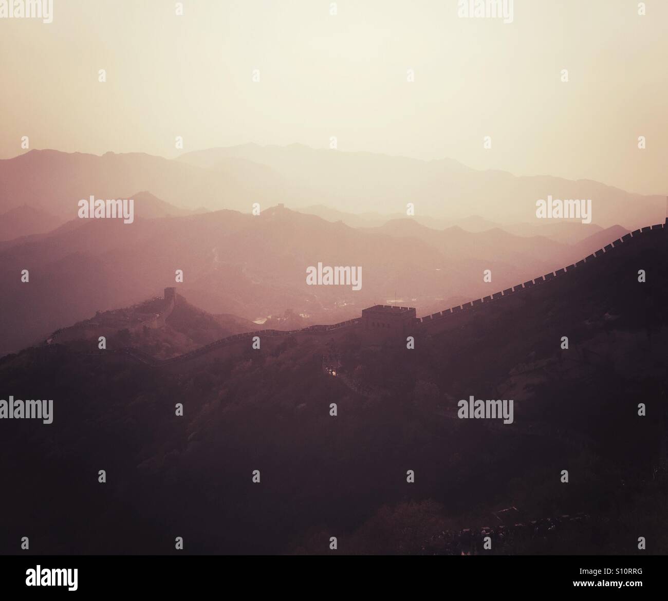 The Great Wall of China - Smartphone Captured Stock Image