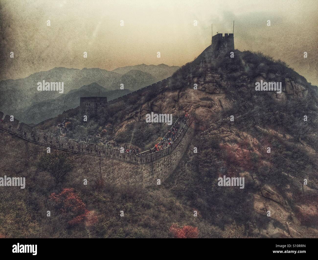 The Great Wall of China - Smartphone Captured Stock Image