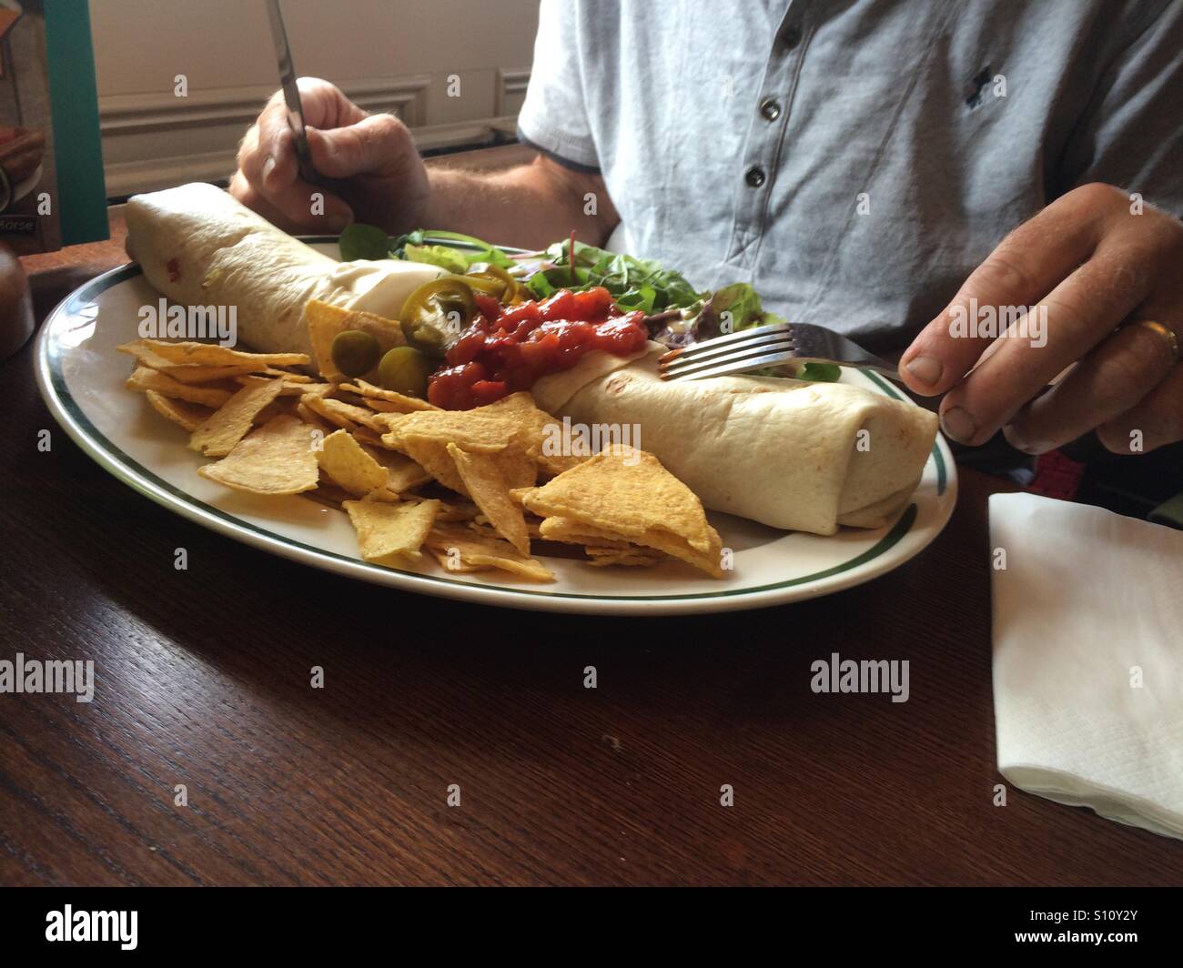 Large meal hi-res stock photography and images - Alamy