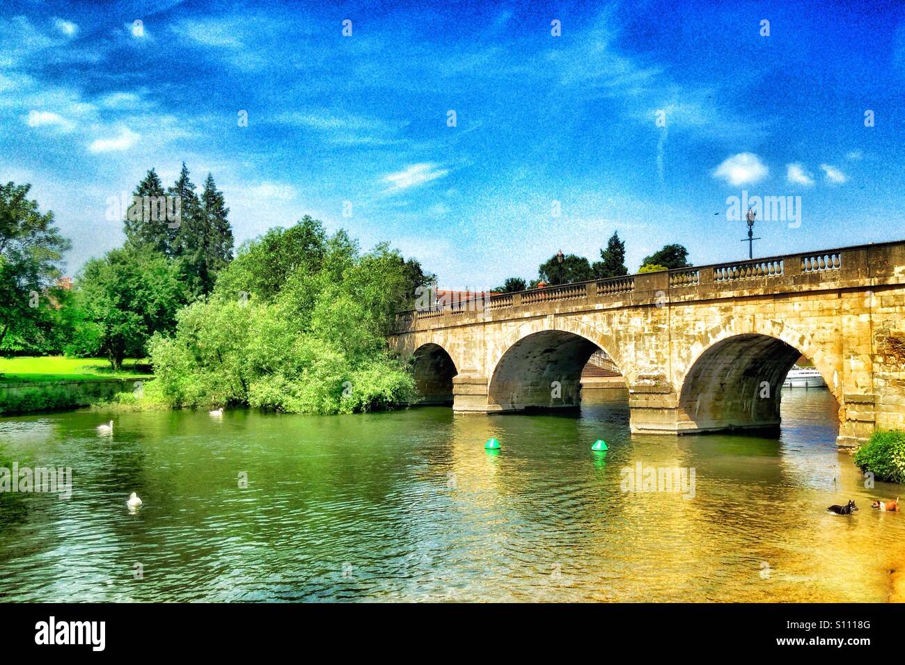 Wallingford bridge, Oxfordshire, UK Stock Photo Alamy