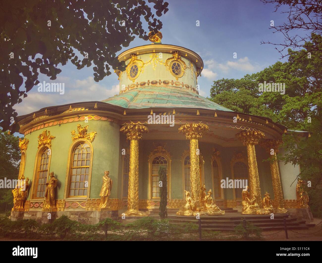 Chinese house at Sanssouci palace Potsdam Germany - Smartphone Captured Stock Image
