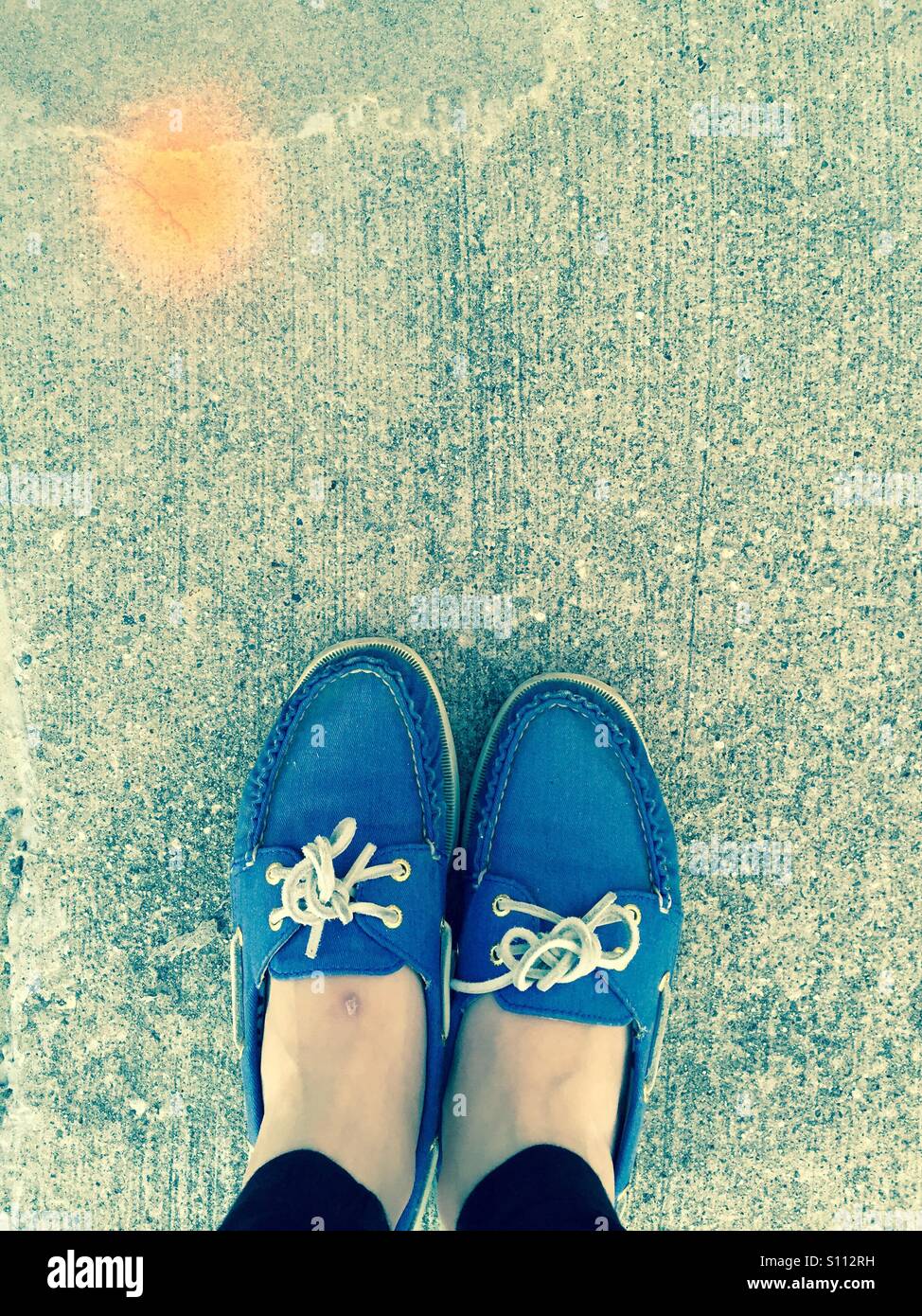 Feet on the ground Stock Photo Alamy