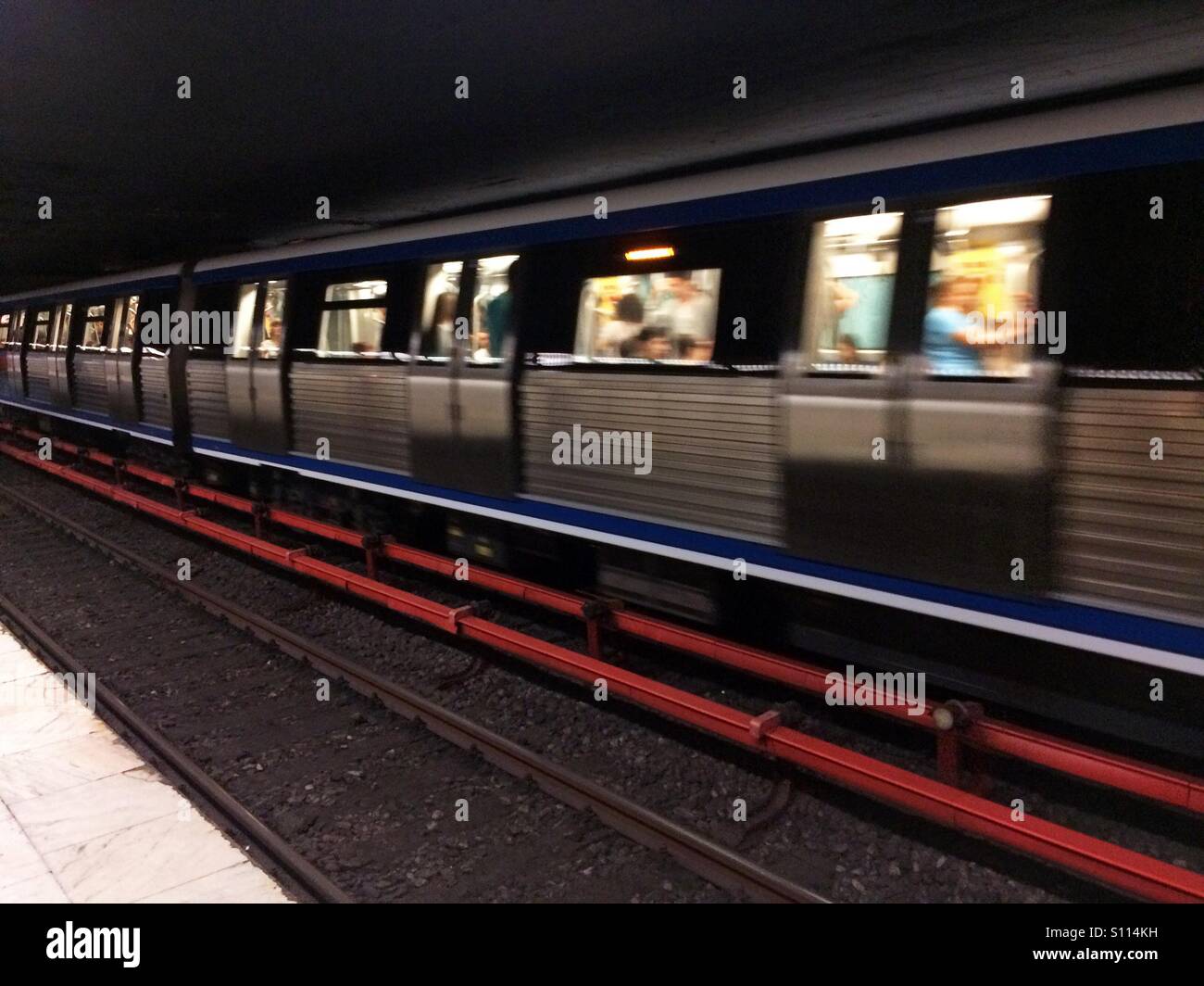 Subway in Bucharest - Smartphone Captured Stock Image