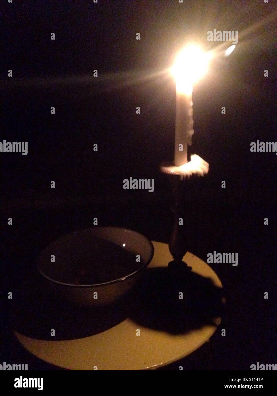 Candle. - Smartphone Captured Stock Image