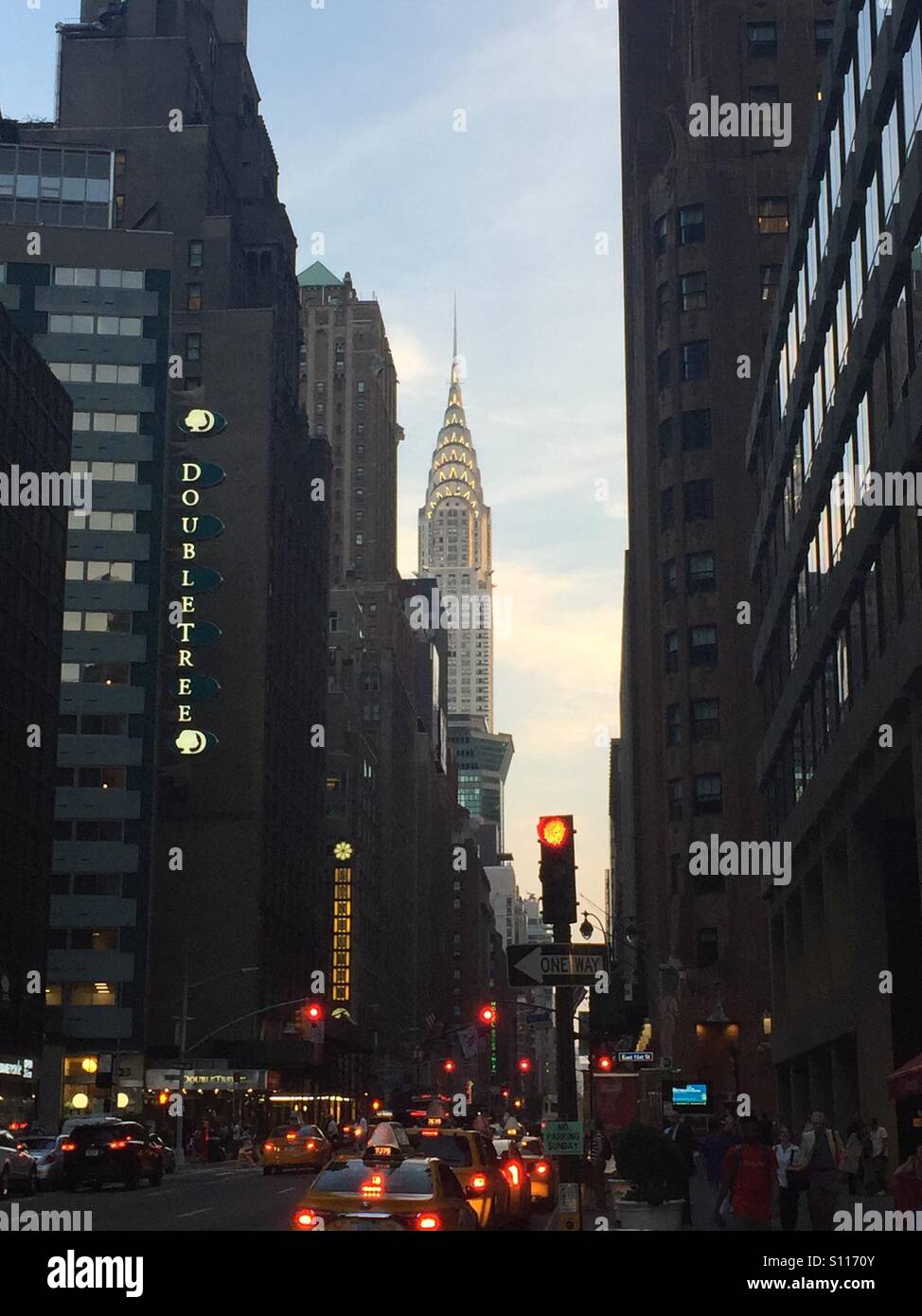 Chrysler Building Manhattan Stock Photo