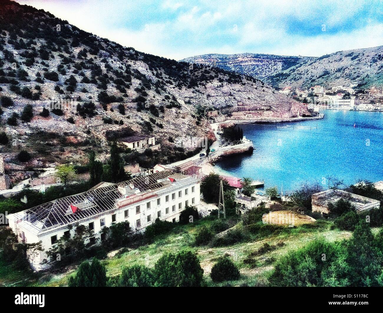 Balaklava Bay, Crimea - Smartphone Captured Stock Image