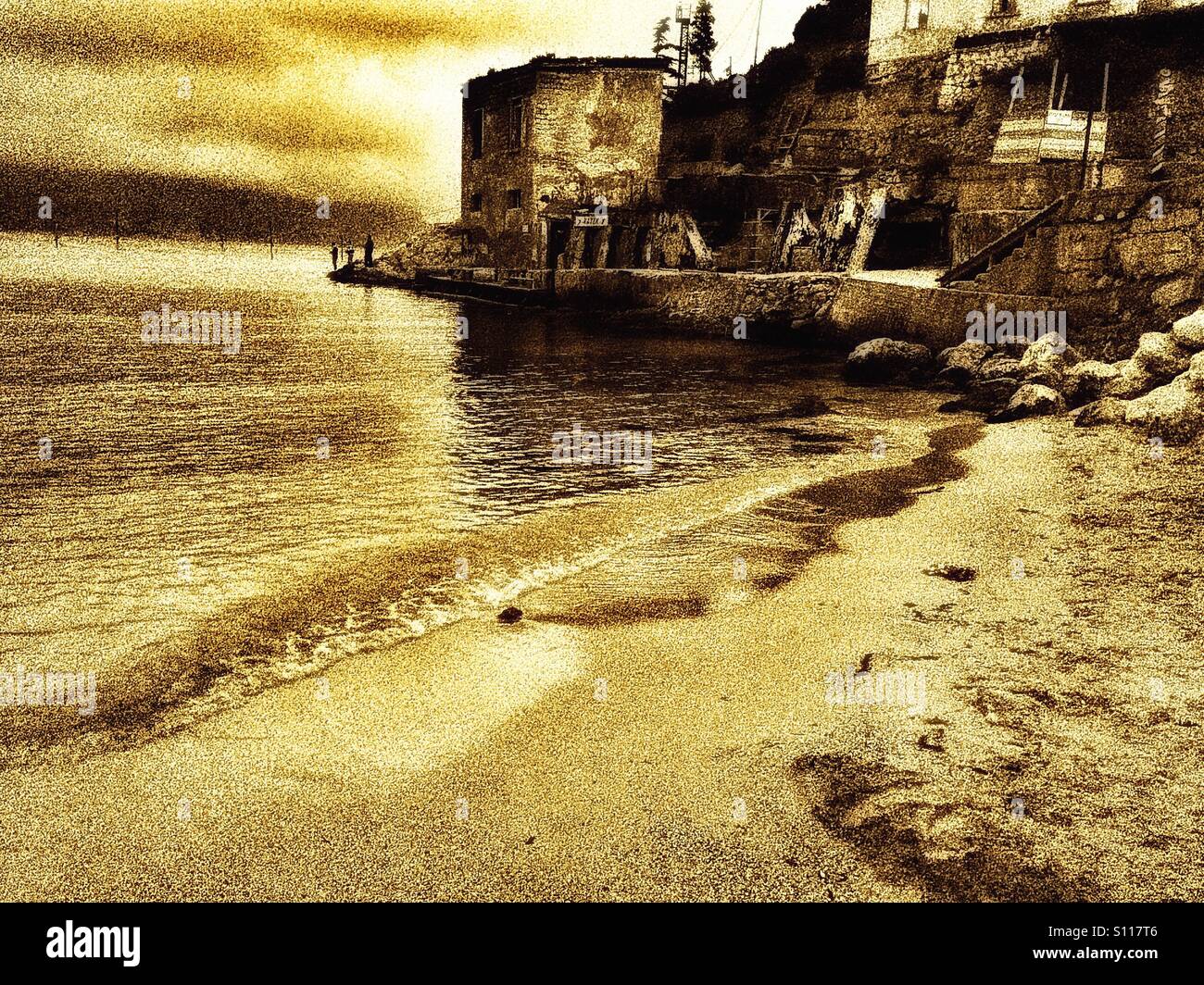 Balaklava bay Crimea - Smartphone Captured Stock Image