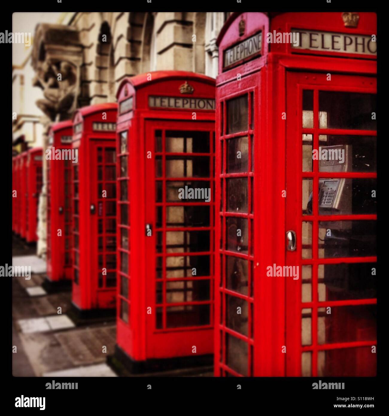 Old telephone boxes hires stock photography and images Alamy