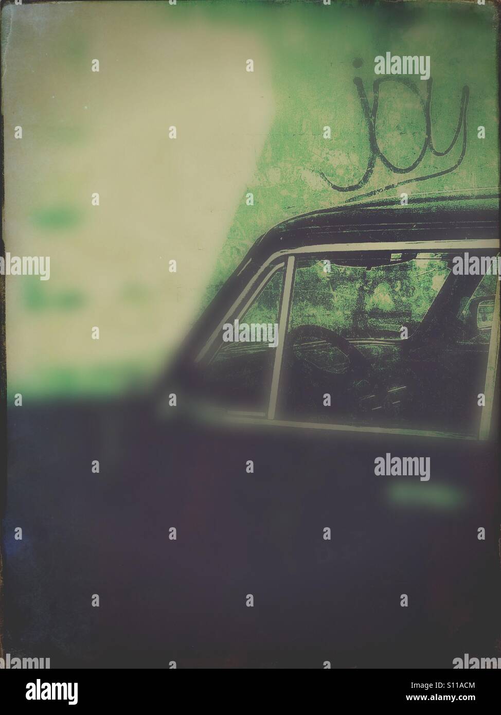 Lada car blur - Smartphone Captured Stock Image