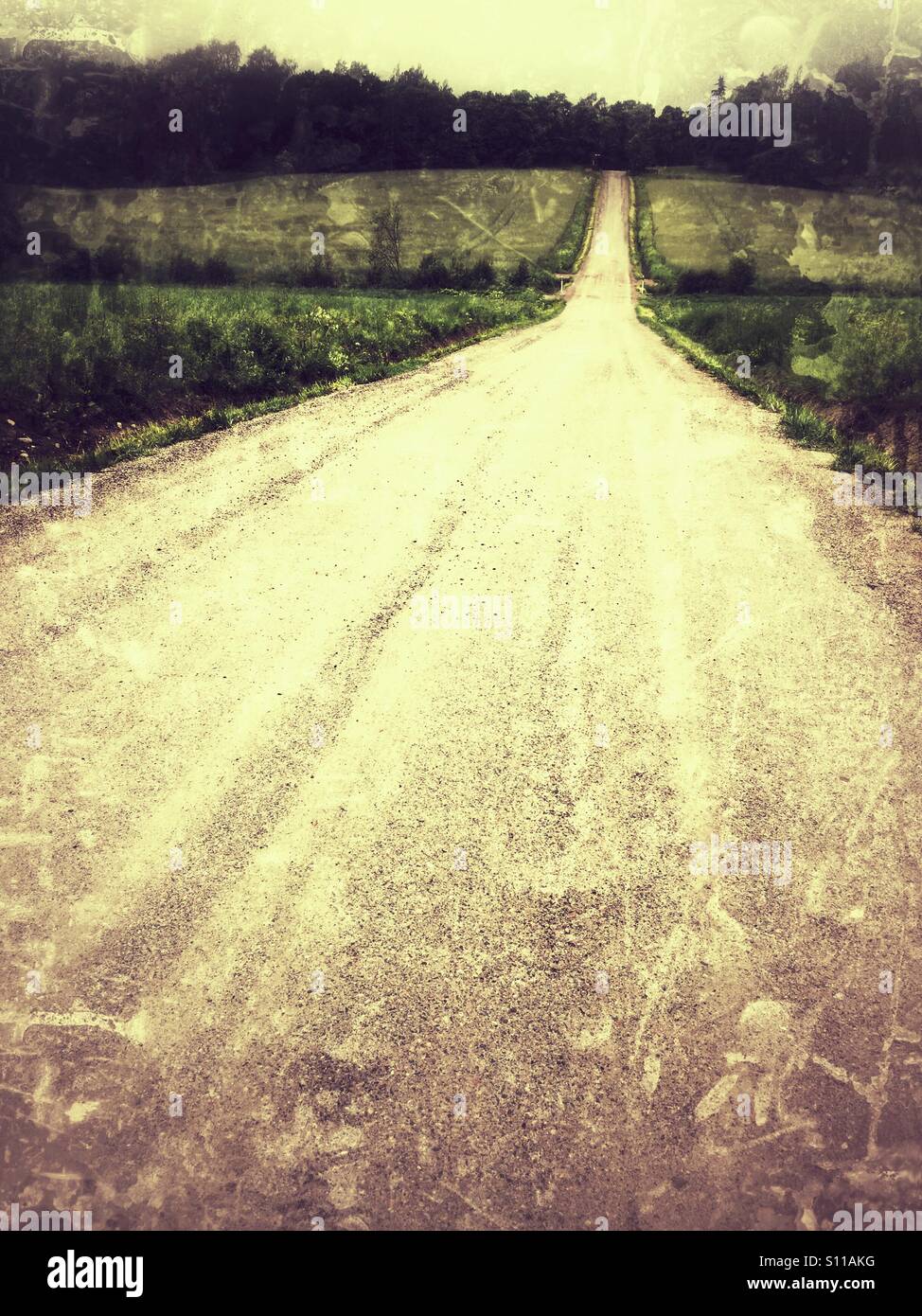 Dirt road - Smartphone Captured Stock Image