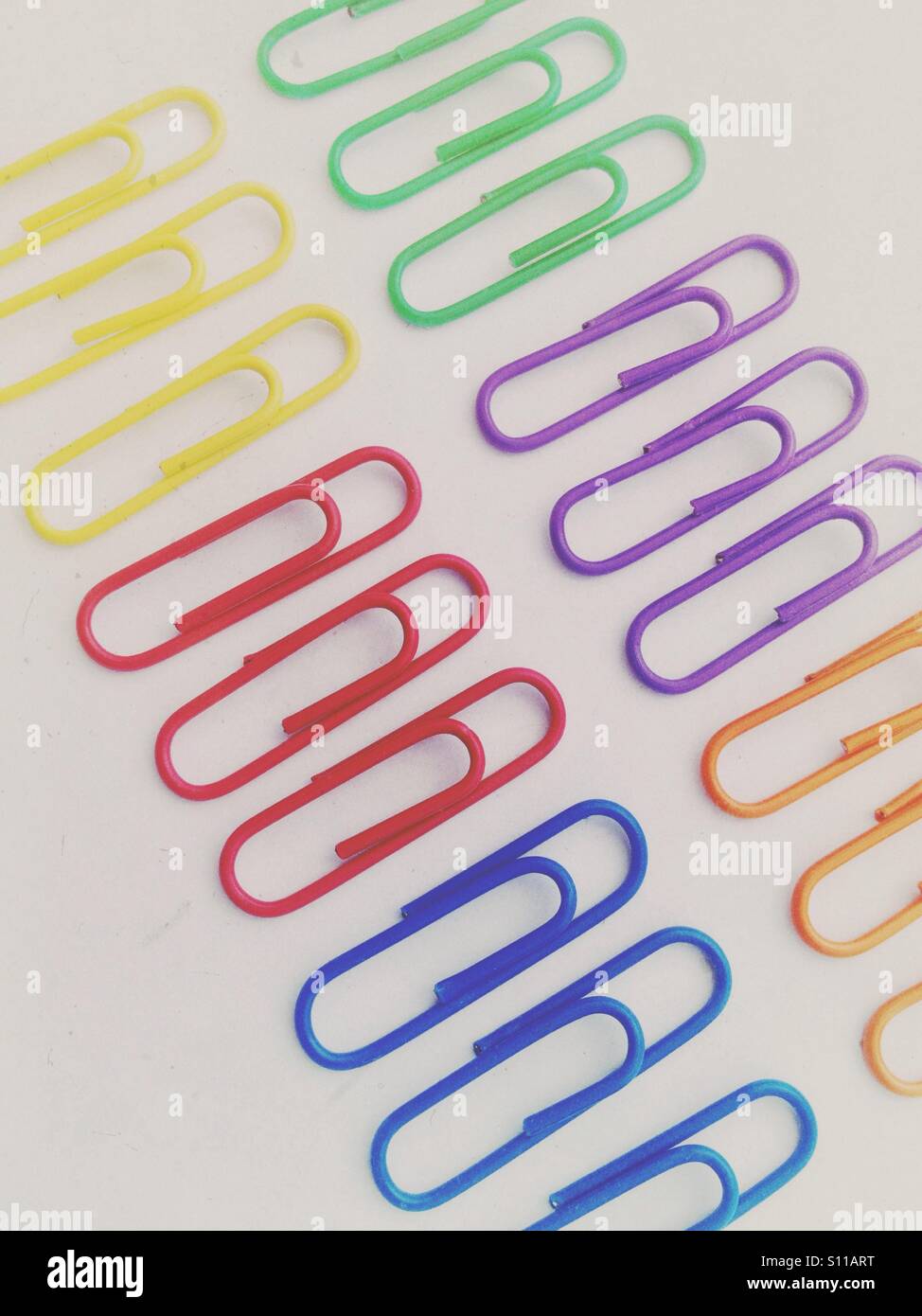 Paper clips - Smartphone Captured Stock Image
