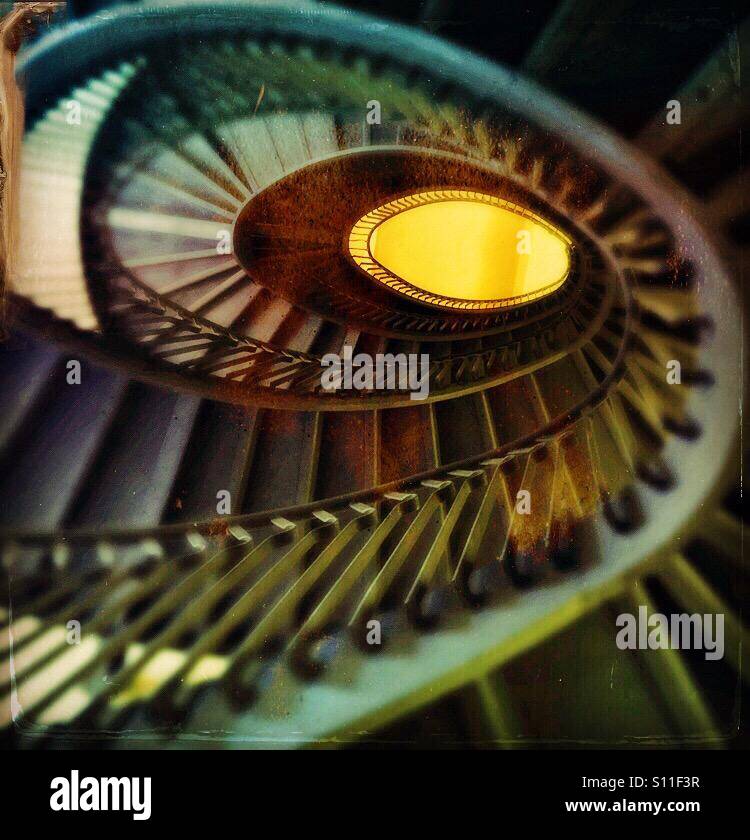 Mystical staircase - Smartphone Captured Stock Image