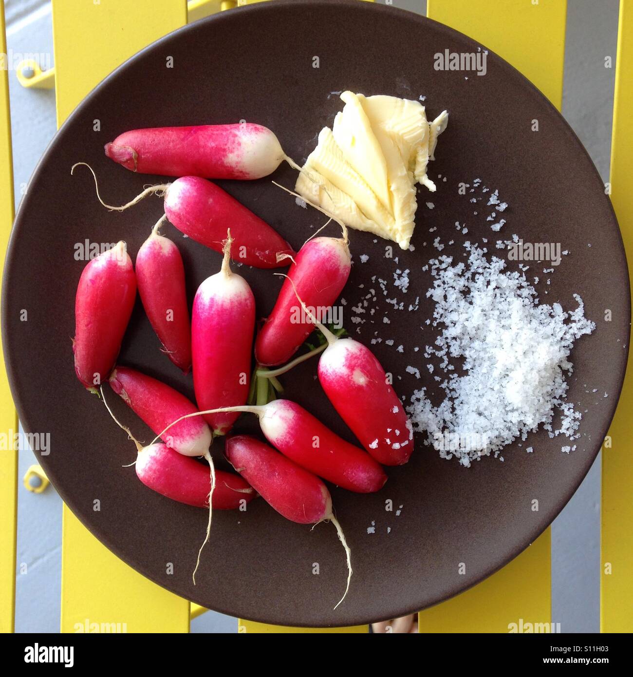Radish butter salt hi-res stock photography and images - Alamy