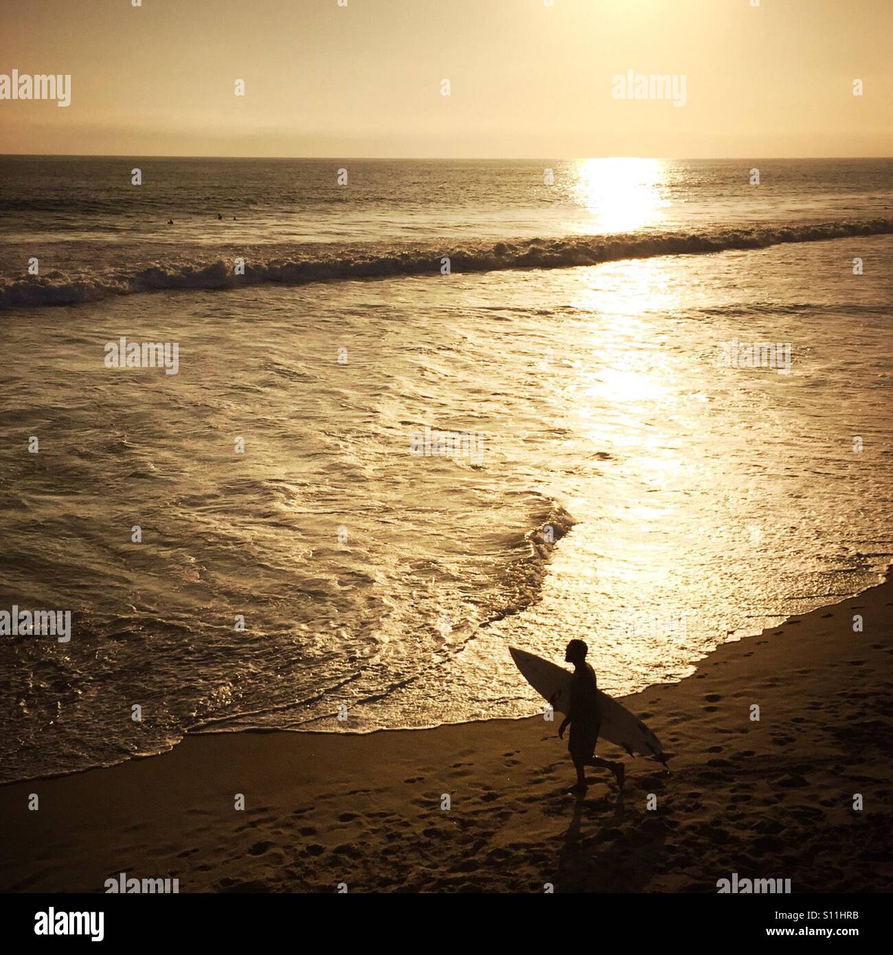 A Surfer Walking Down The Beach Checking Out The Waves Manhattan Beach a-surfer-walking-down-the-beach-checking-out-the-waves-manhattan-beach