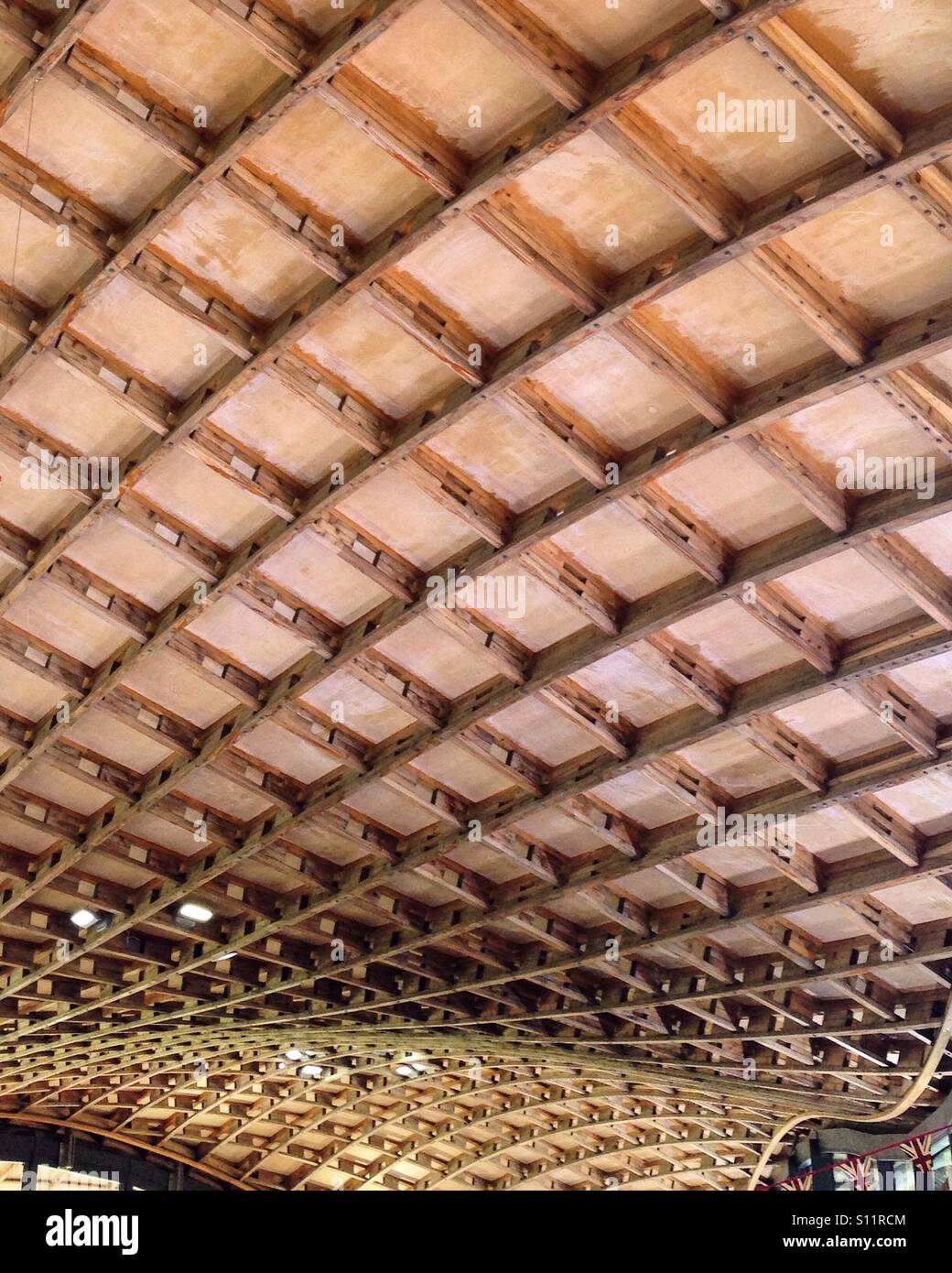 Textured ceiling Stock Photo