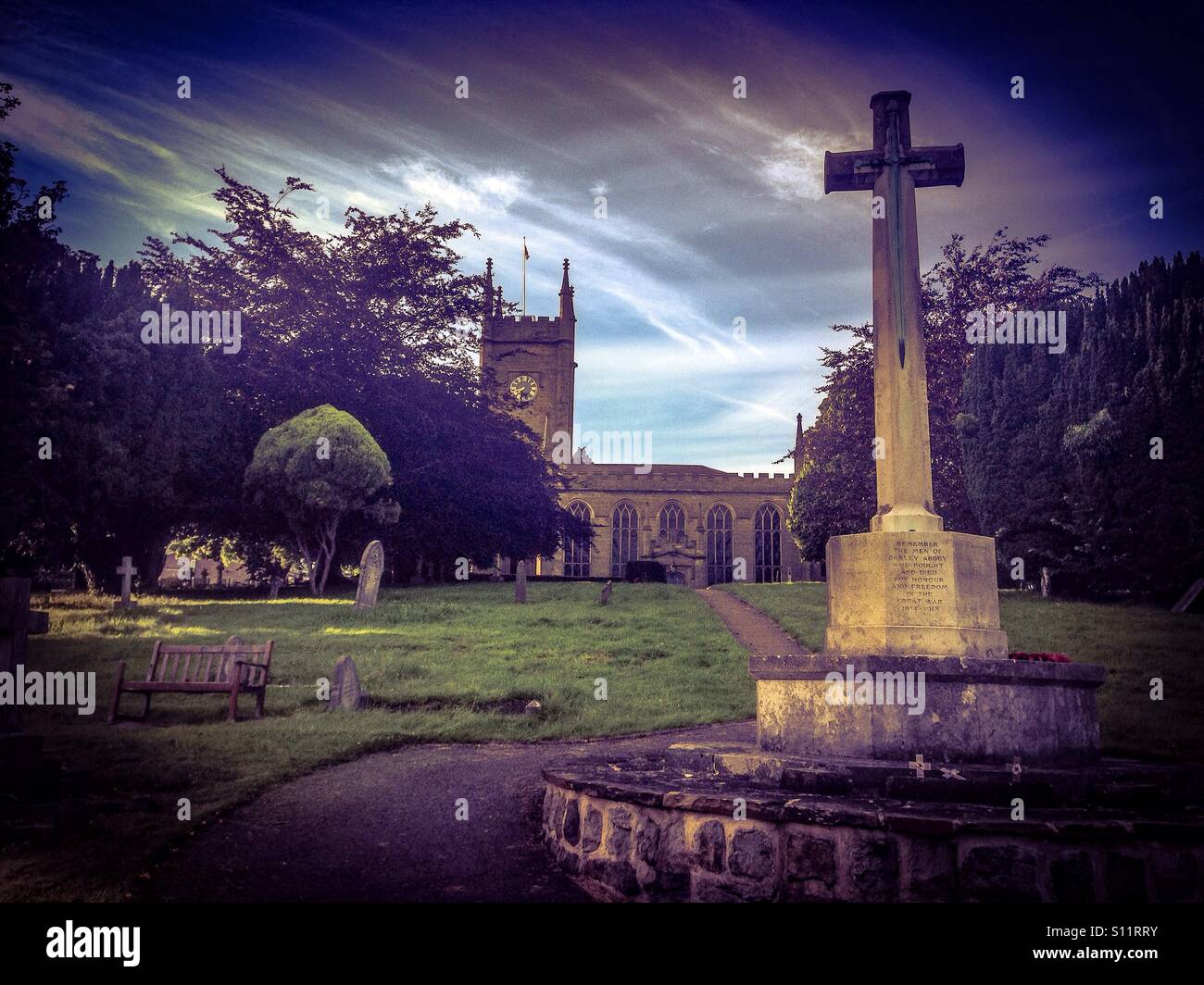 St Matthew's Church, Darley Abbey, England Stock Photo Alamy
