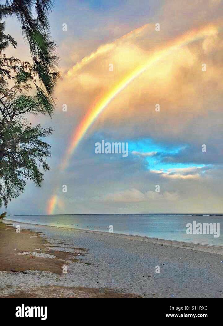 Mark Twain: 'First Mauritius was created, then heaven'...!! - Smartphone Captured Stock Image