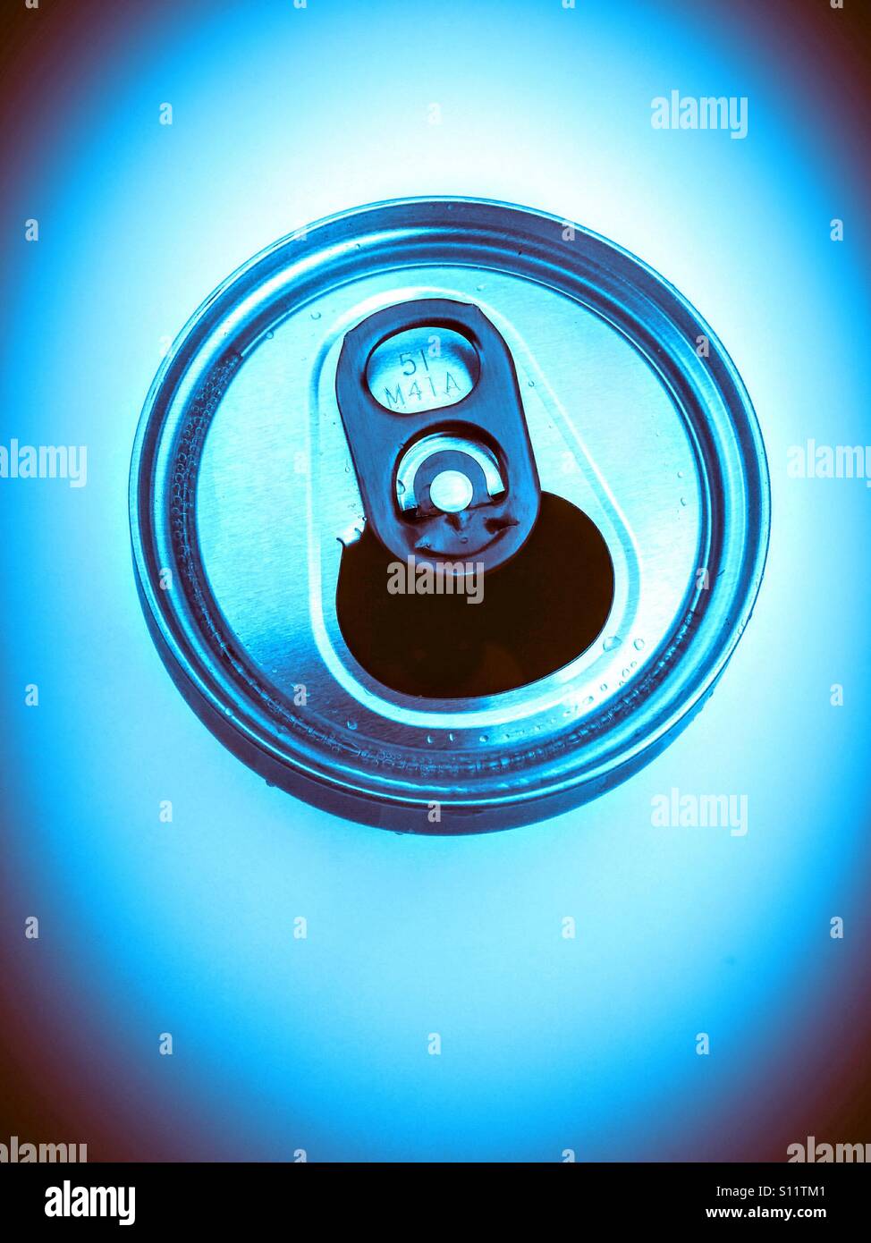 Open ring pull can Stock Photo Alamy