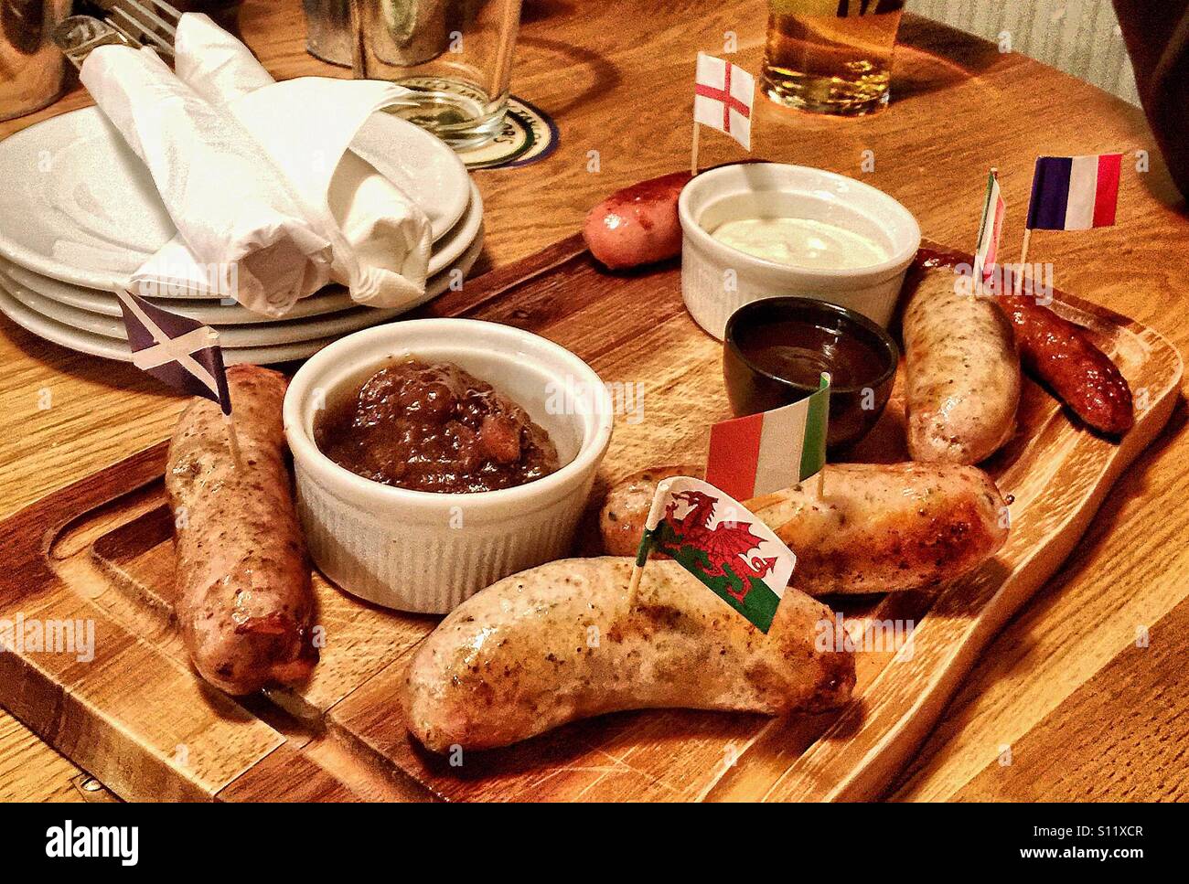 Sausages of the world Stock Photo Alamy