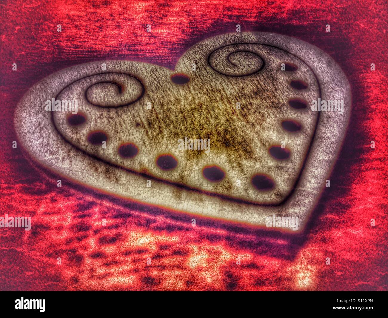 Heart - Smartphone Captured Stock Image