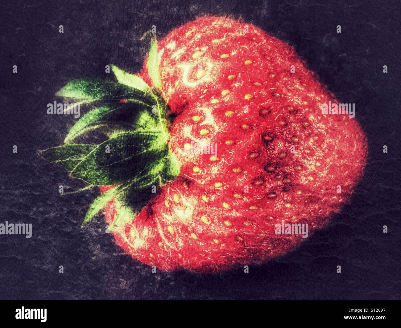 Strawberry - Smartphone Captured Stock Image