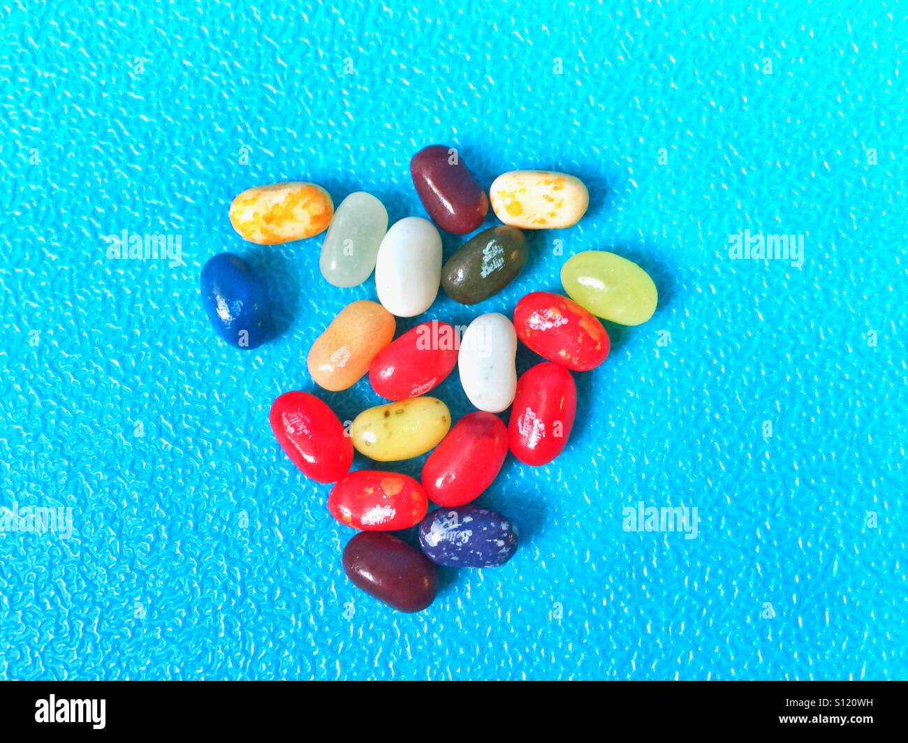 Bunch of jelly beans - Smartphone Captured Stock Image