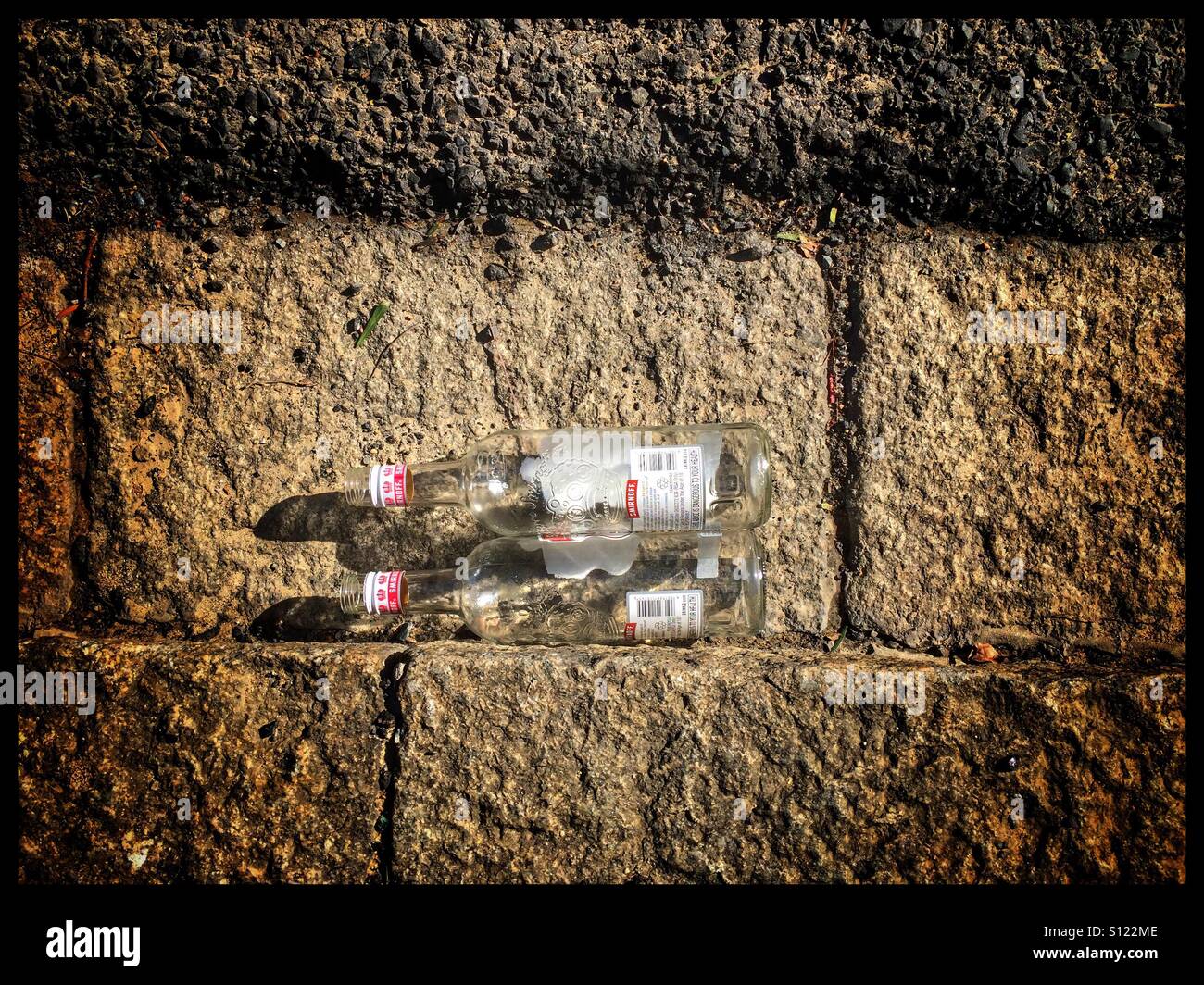 Vodka Empty Empty vodka bottles hi-res stock photography and images - Alamy