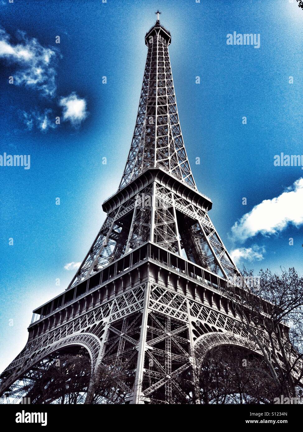 The Eiffel Tower - Smartphone Captured Stock Image