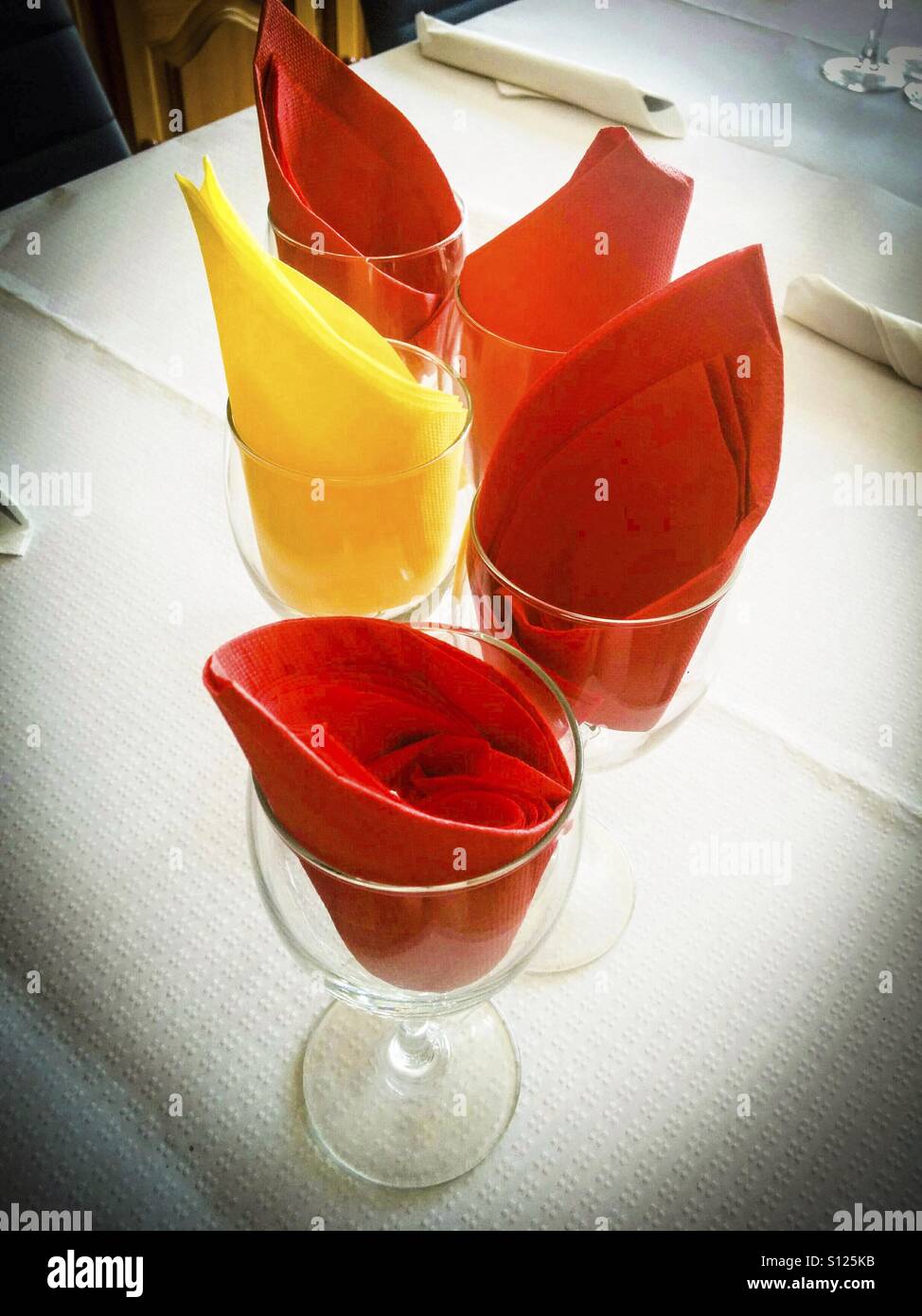 Restaurant serviette hires stock photography and images Alamy