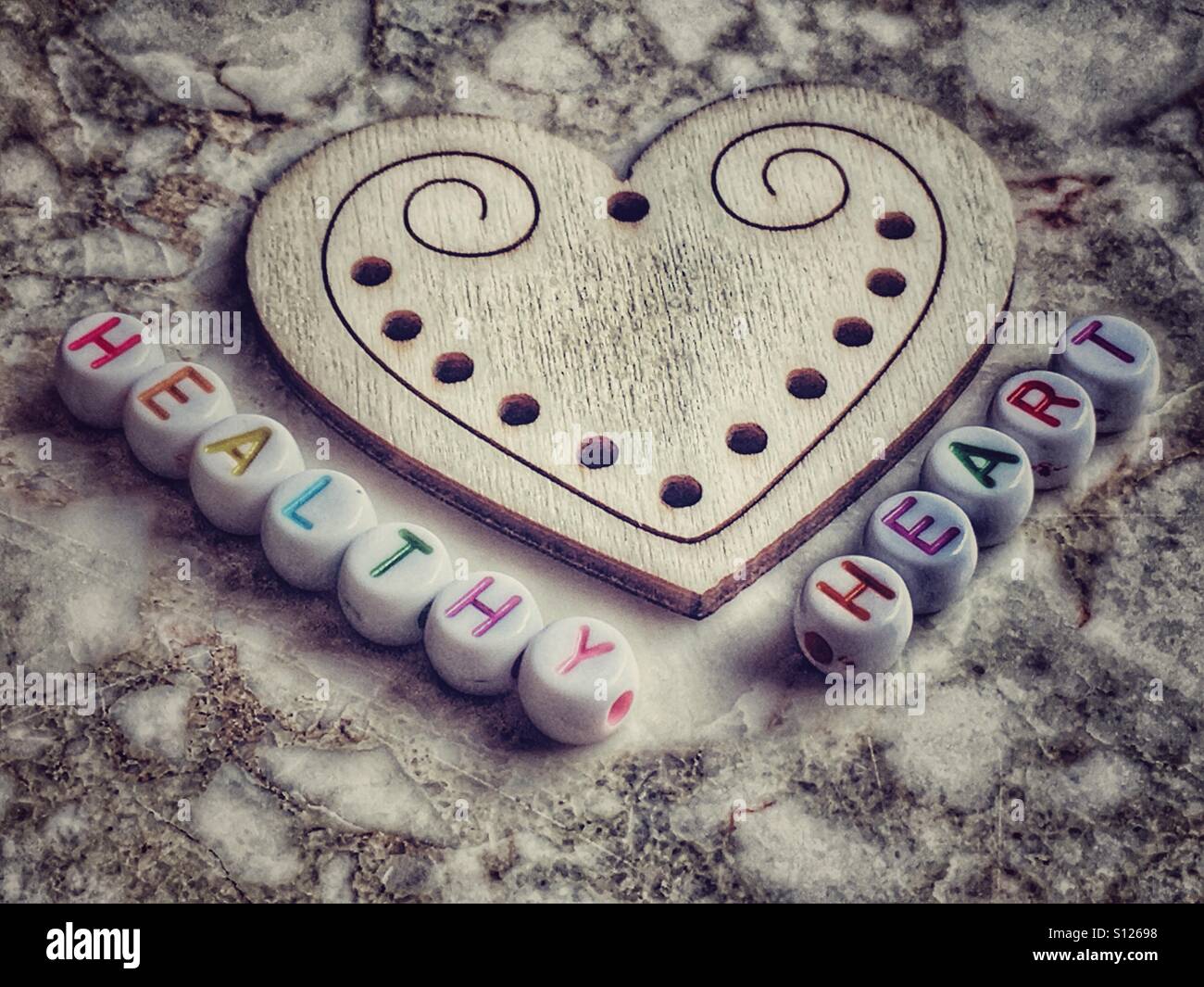 Healthy heart - Smartphone Captured Stock Image