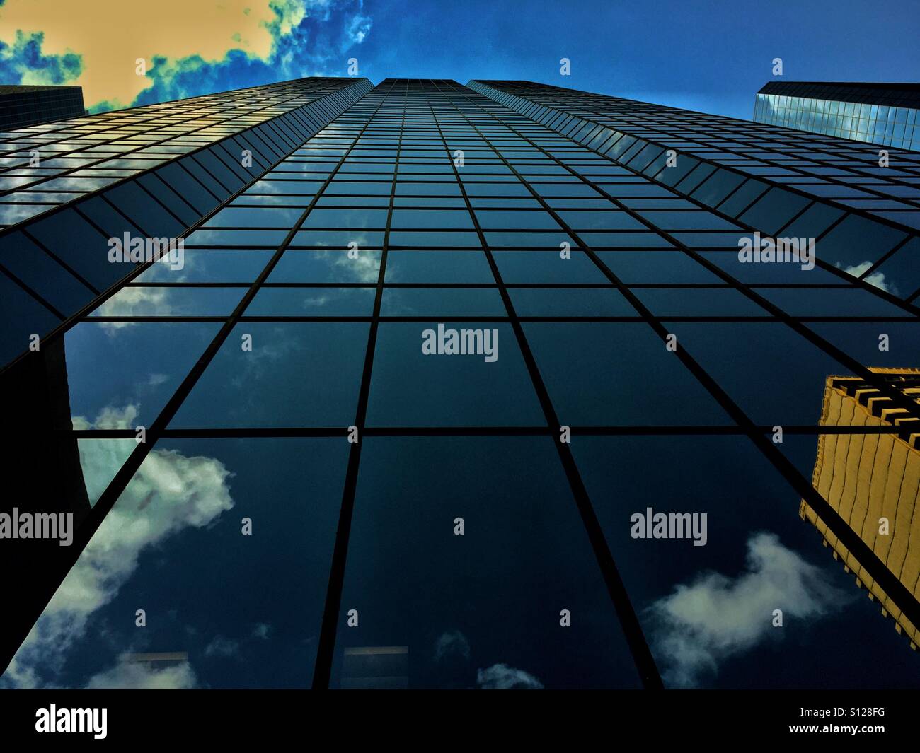 Office building downtown Calgary,Alberta - Smartphone Captured Stock Image