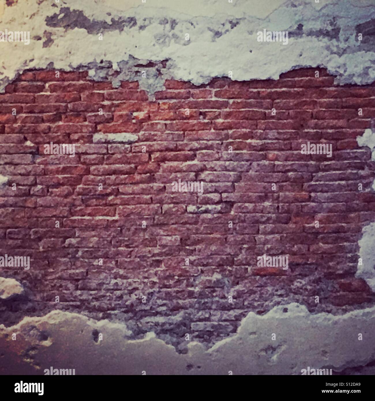 Exposed brick wall Stock Photo