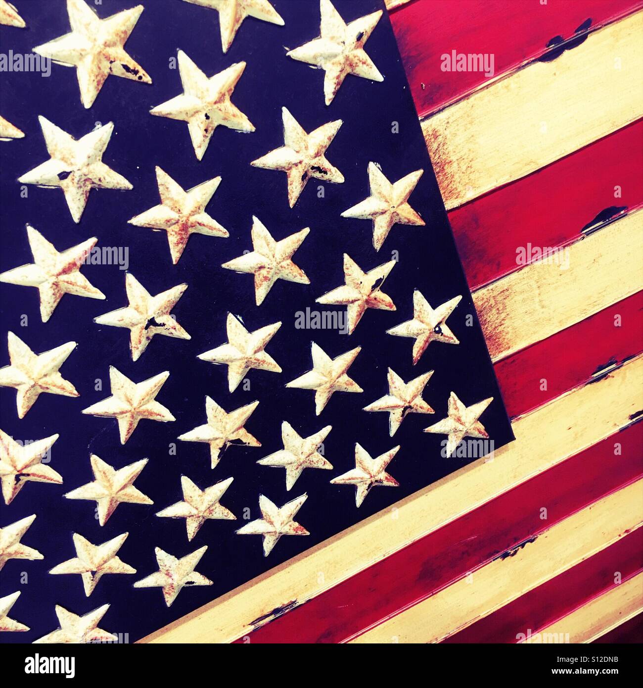 American flag - Smartphone Captured Stock Image